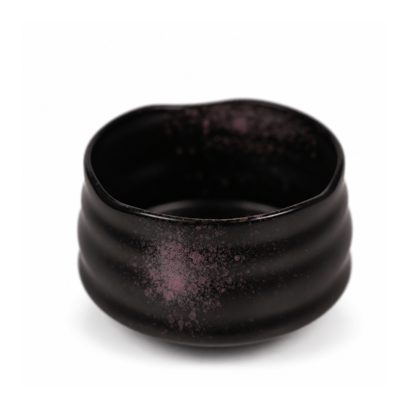 Chawan Seikan czerń i purpura – czarka matchy | Fuji Tea