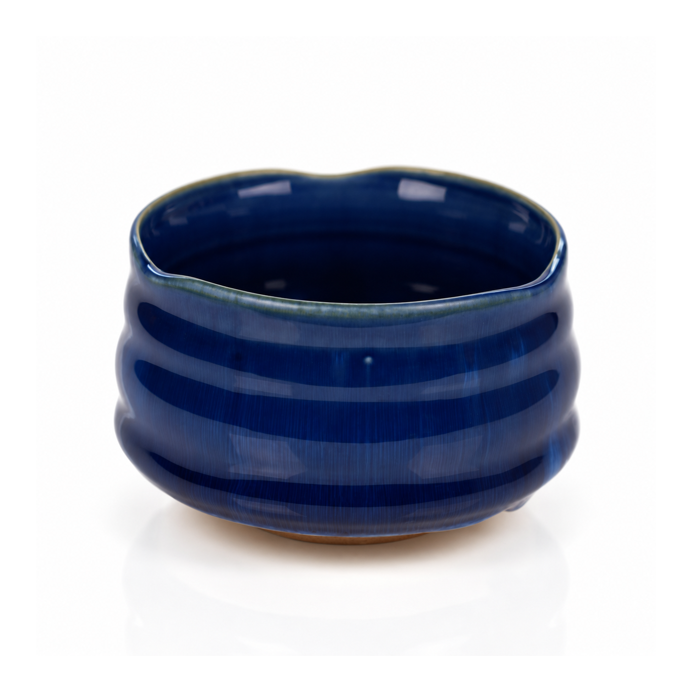 Chawan Seikan - czarka do matchy głęboki jedwab | Fuji Tea