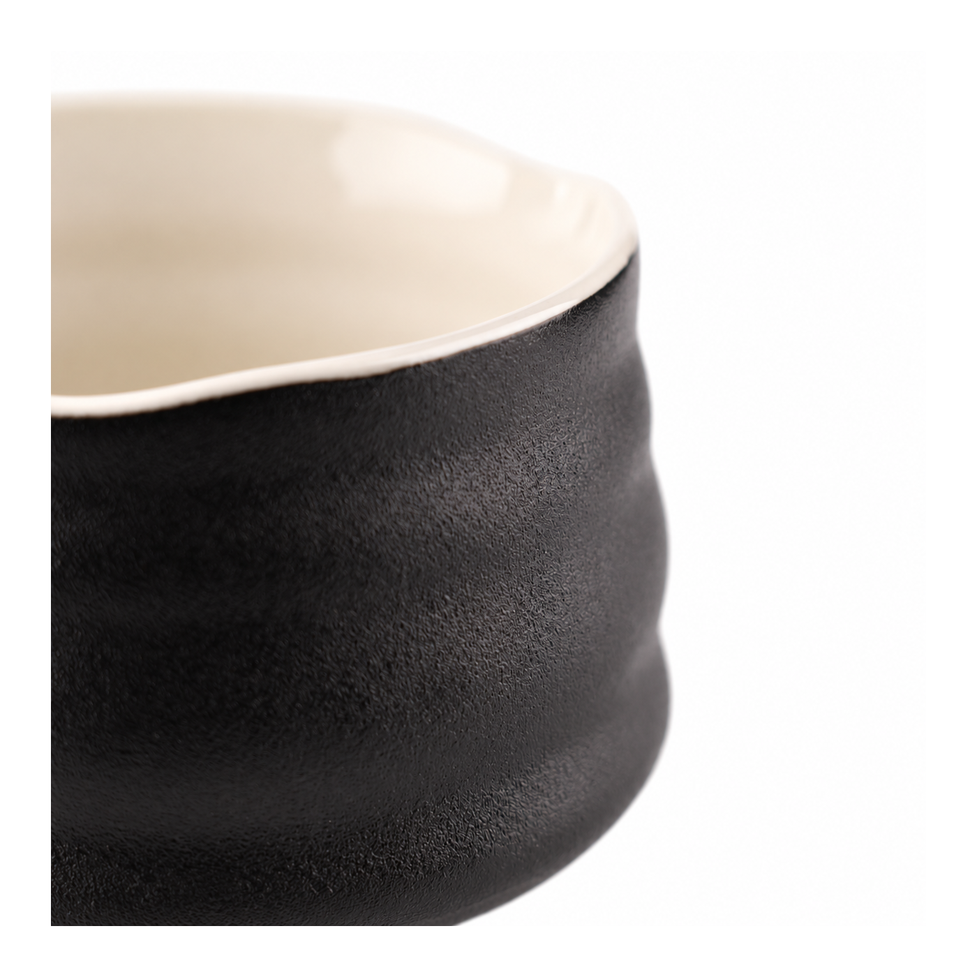 Chawan Kuro Sumi - matowa czarna czarka do matchy | Fuji Tea