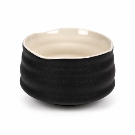 Chawan Enso – matowa czarna czarka do matchy