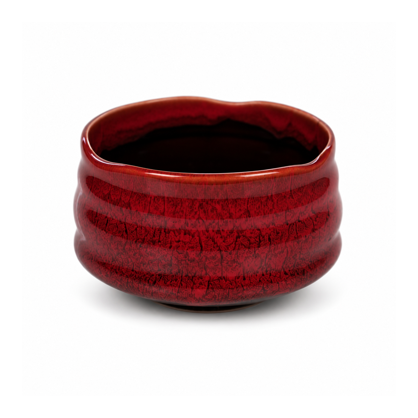 Chawan Akai - karminowa czarka do matchy | Fuji Tea