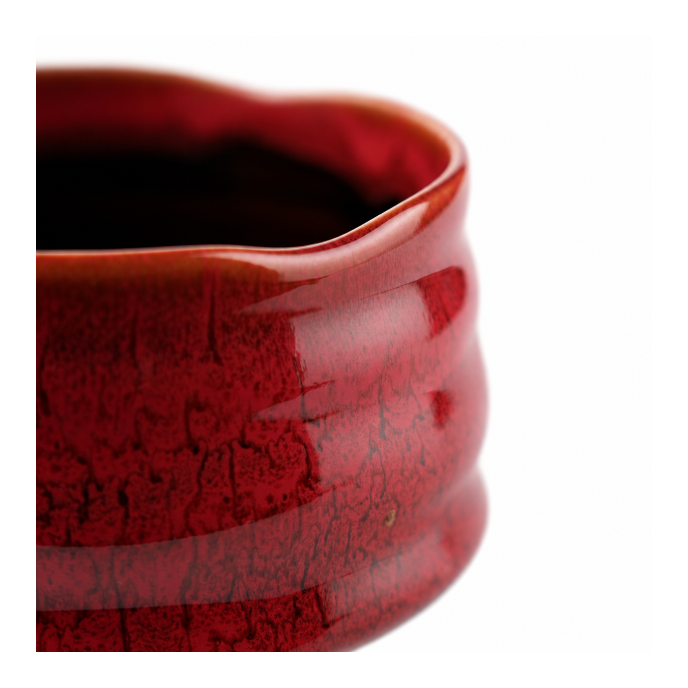 Chawan Akai - karminowa czarka do matchy | Fuji Tea