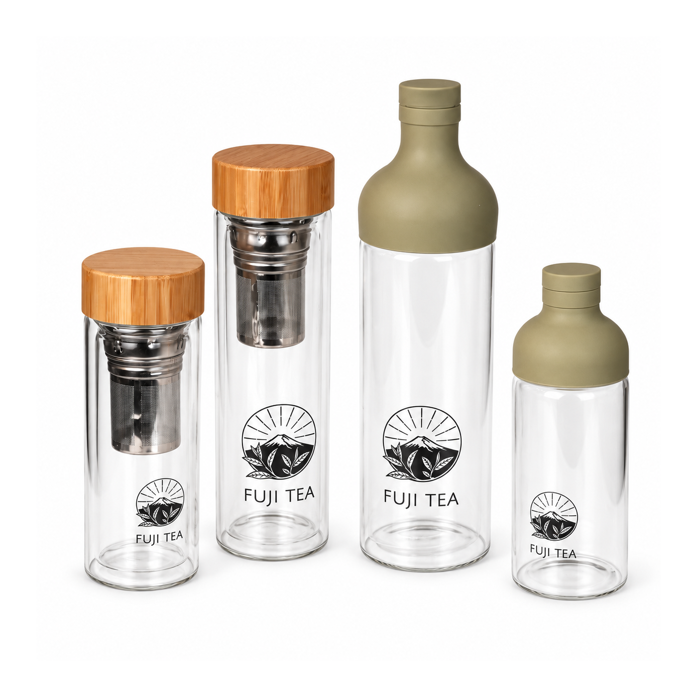 Butelka do matchy z sitkiem 450 ml - w podróż | Fuji Tea