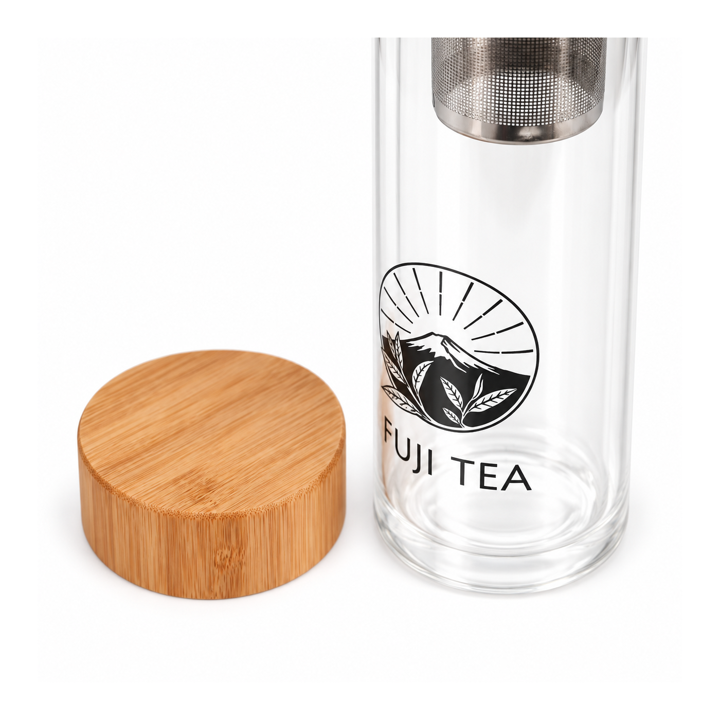 Szklany shaker do matchy 500 ml - bez grudek | Fuji Tea
