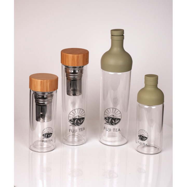 Szklany shaker do matchy 350 ml - bez grudek | Fuji Tea