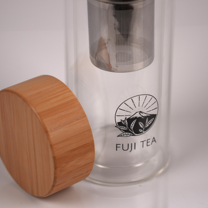 Szklany shaker do matchy 350 ml - bez grudek | Fuji Tea