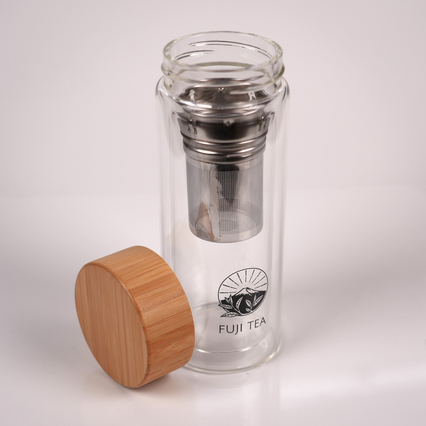 ガラス製抹茶シェイカー 350ml - ダマなし簡単 | Fuji Tea