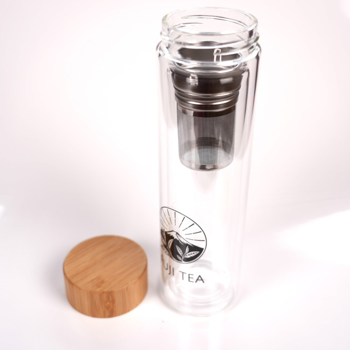 Szklany shaker do matchy 500 ml - bez grudek | Fuji Tea