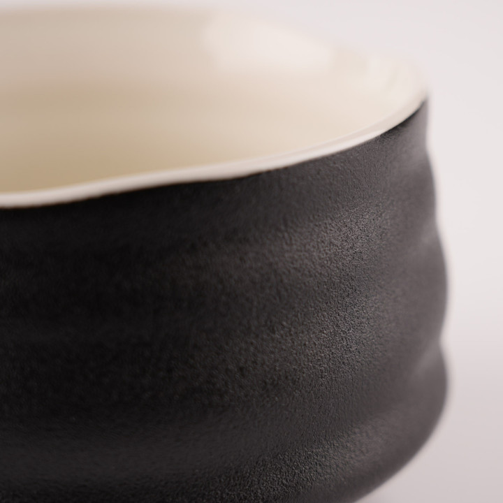 Chawan Kuro Sumi - matowa czarna czarka do matchy | Fuji Tea