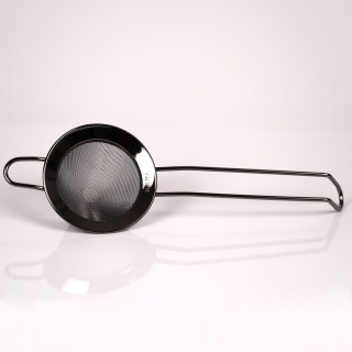 Czarne sitko do matchy - wykończenie gunmetal | Fuji Tea