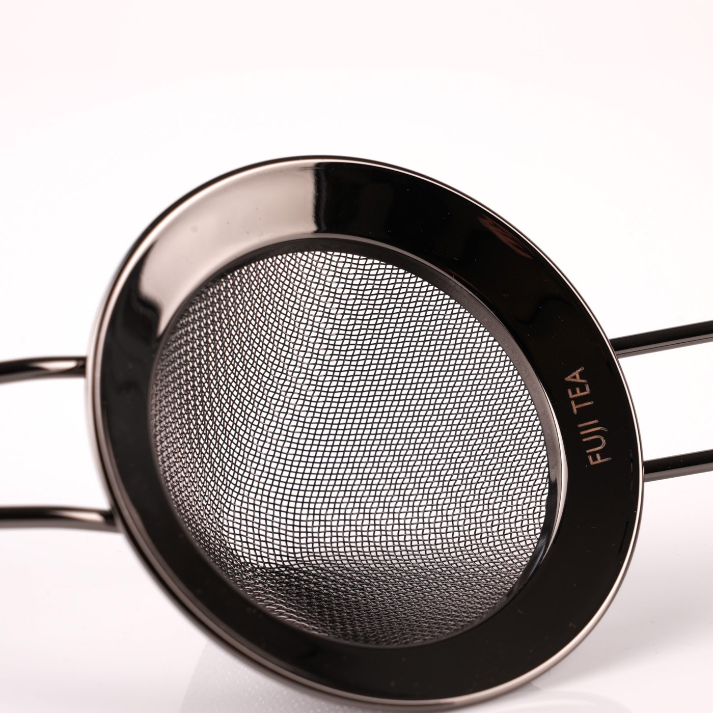 Czarne sitko do matchy - wykończenie gunmetal | Fuji Tea