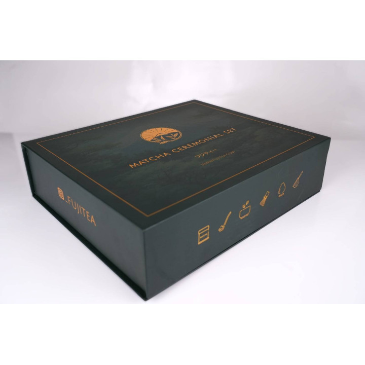 Zestaw do matchy Akane ceremonialny - karminowy blask | Fuji Tea