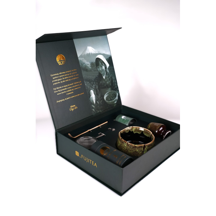 Zestaw ceremonialny do matchy Mori - leśna głębia | Fuji Tea