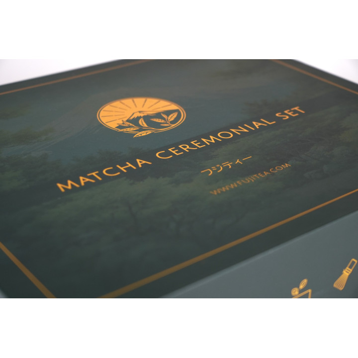 Zestaw ceremonialny do matchy Mori - leśna głębia | Fuji Tea