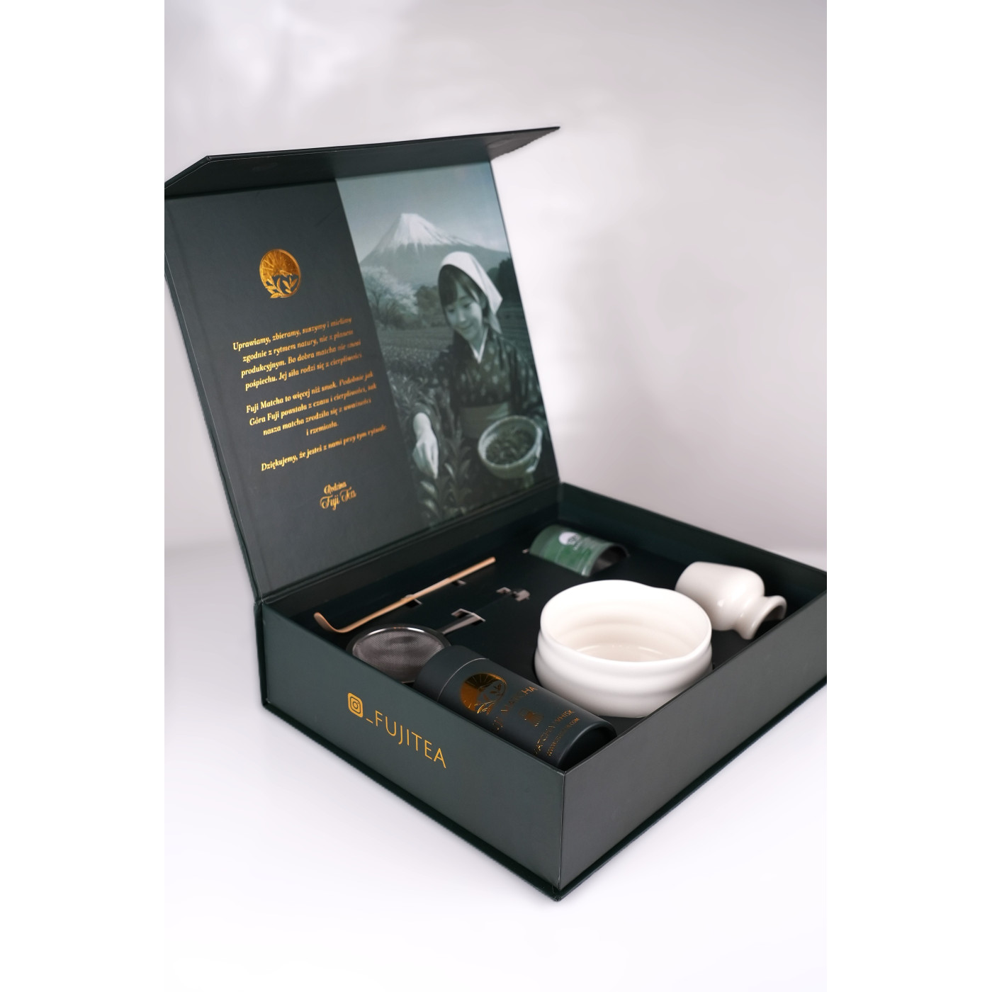 Zestaw ceremonialny do matchy Yuk - śnieżna harmonia | Fuji Tea