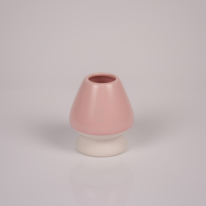 茶筌くせ直し サクラピンク - セラミック製茶筌立て | Fuji Tea