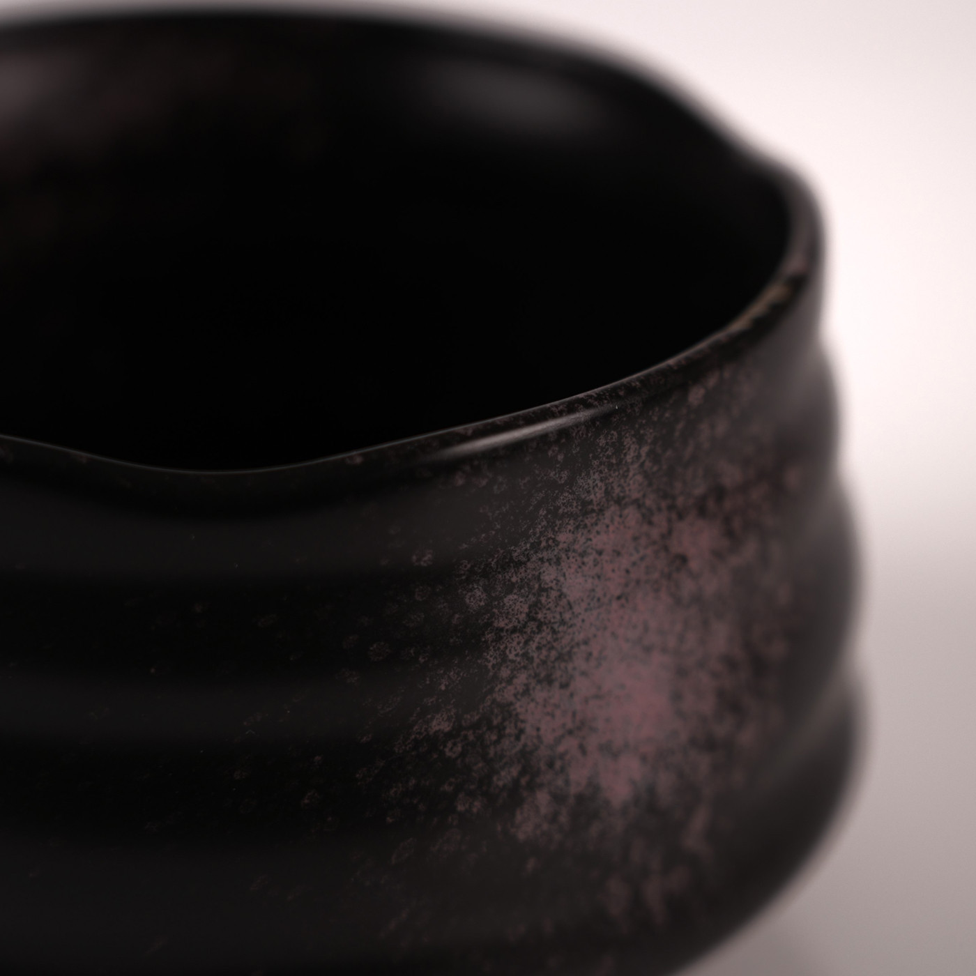 抹茶碗「静寛」夜の紫 | Fuji Tea