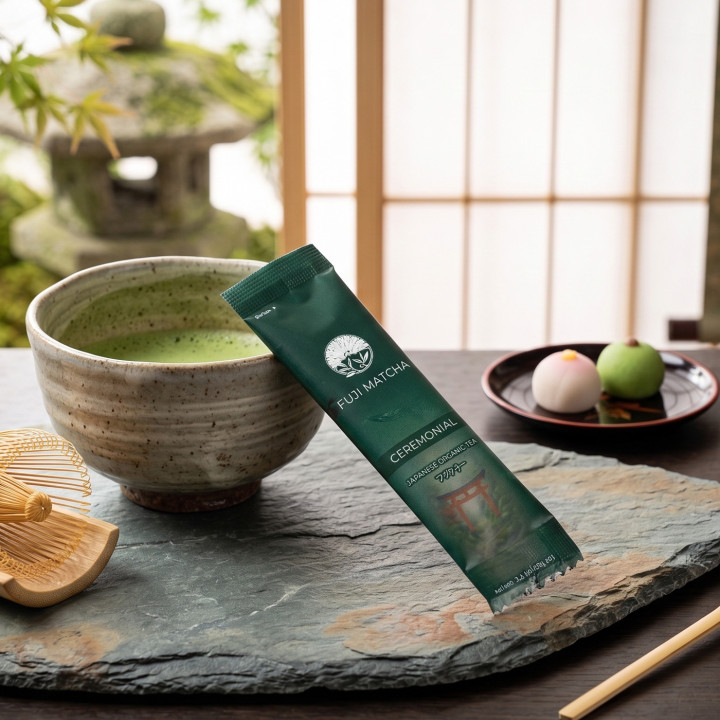 抹茶「セレモニアル」スティック 2g | Fuji Tea