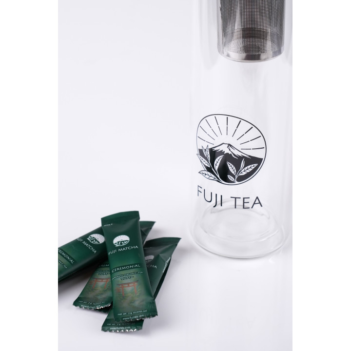 抹茶セレモニアル2g + シェイカー500mlセット | Fuji Tea