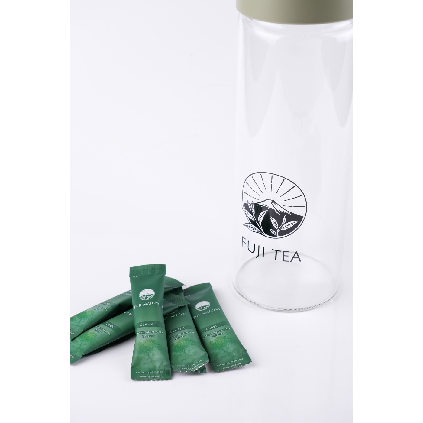 Zestaw Matcha Classic 2g + Butelka 500ml | Fuji Tea
