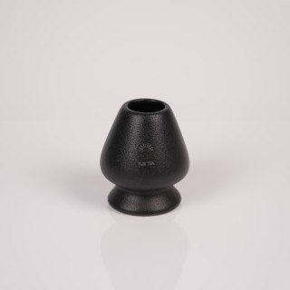 茶筅直し Fuji Tea – 伝統的な黒いスタンド
