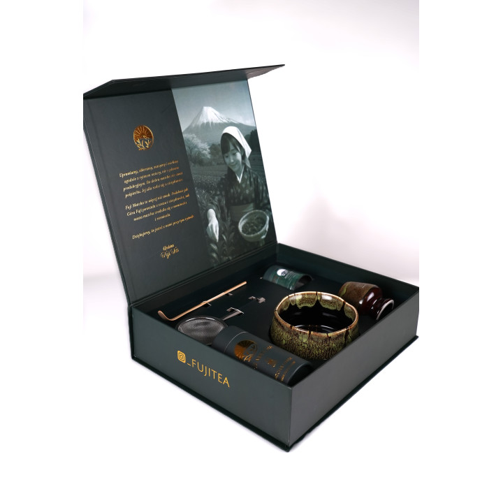 Zestaw ceremonialny do matchy Mori - leśna głębia | Fuji Tea