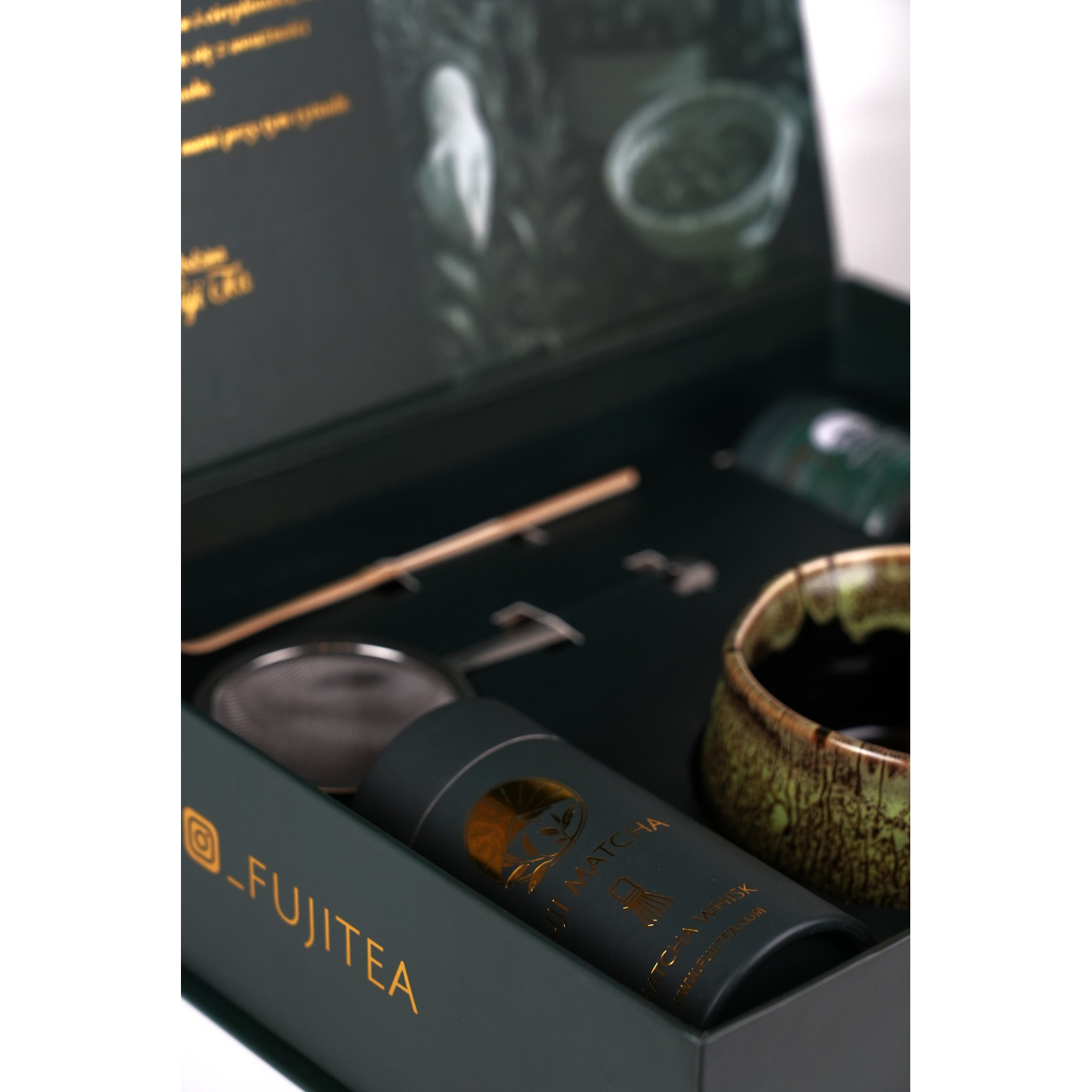 Zestaw ceremonialny do matchy Mori - leśna głębia | Fuji Tea
