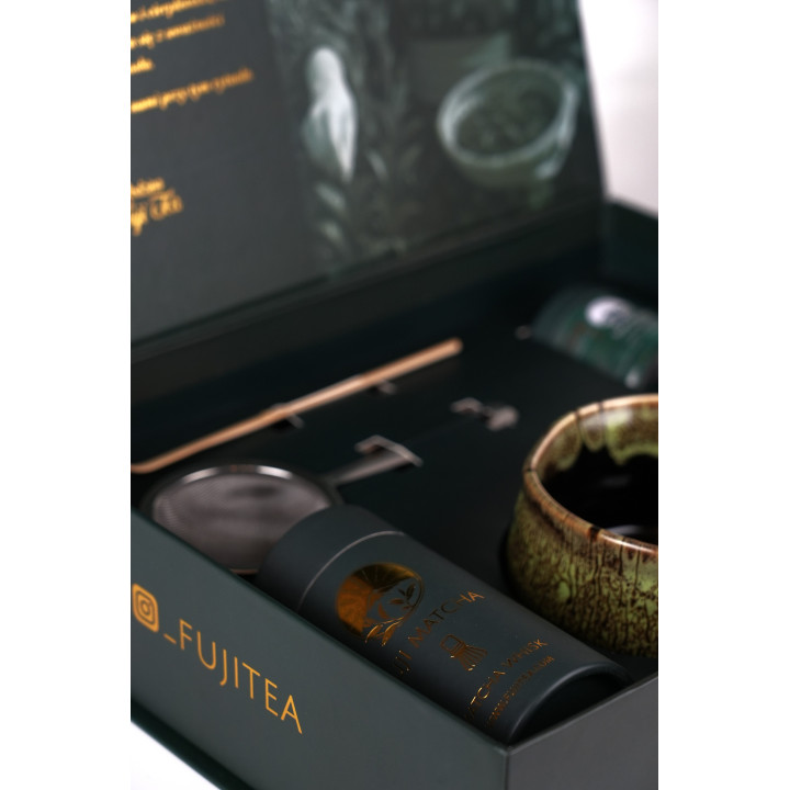 Zestaw ceremonialny do matchy Mori - leśna głębia | Fuji Tea