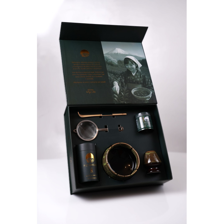 Zestaw ceremonialny do matchy Mori - leśna głębia | Fuji Tea