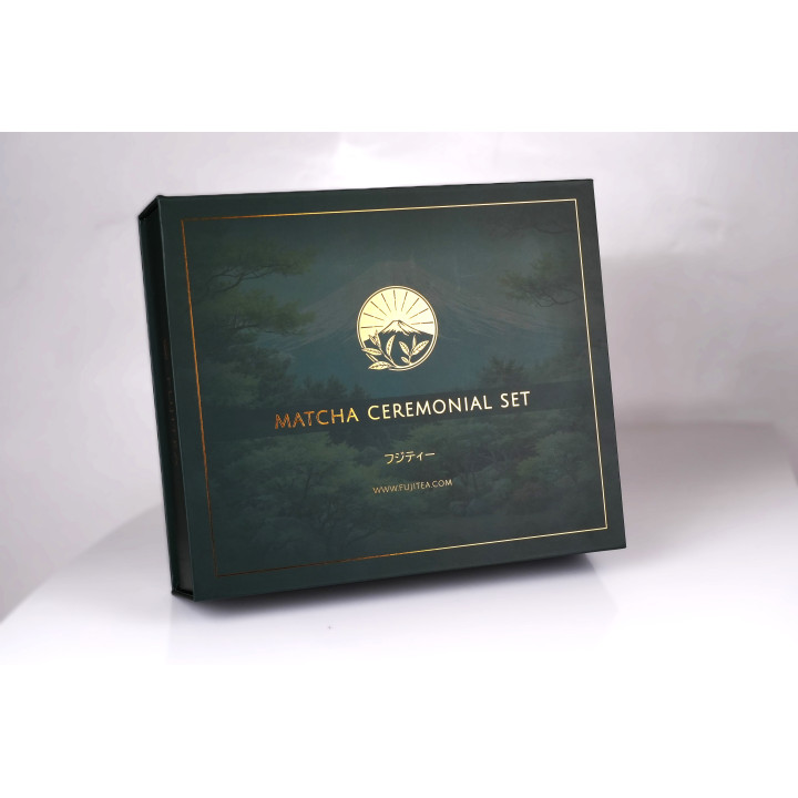 Zestaw ceremonialny do matchy Mori - leśna głębia | Fuji Tea