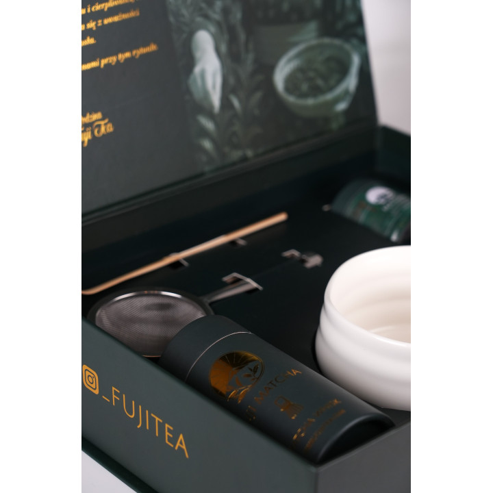 Zestaw ceremonialny do matchy Yuk - śnieżna harmonia | Fuji Tea