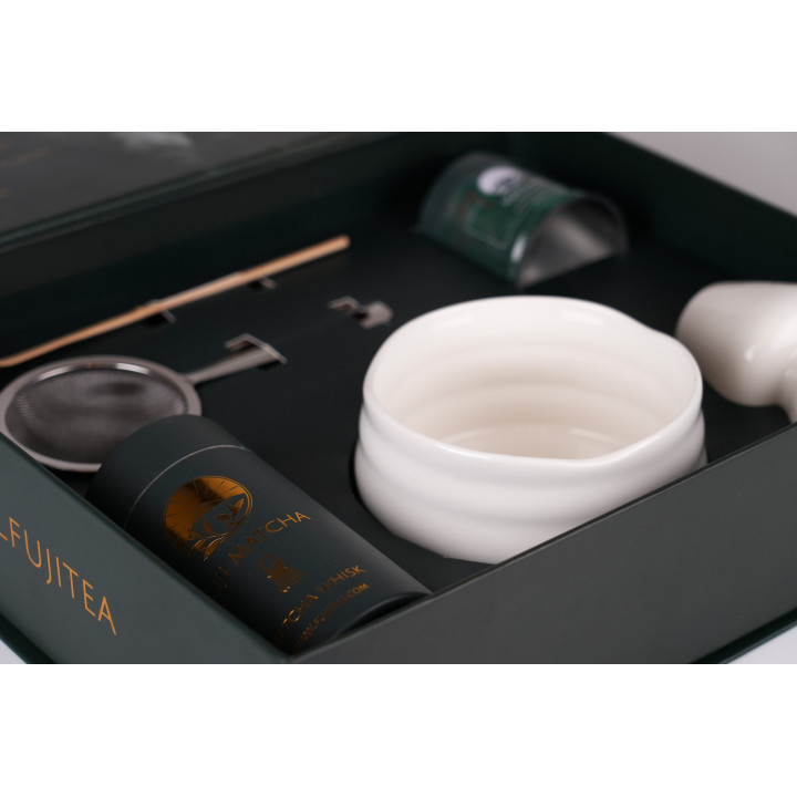 Zestaw ceremonialny do matchy Yuk - śnieżna harmonia | Fuji Tea
