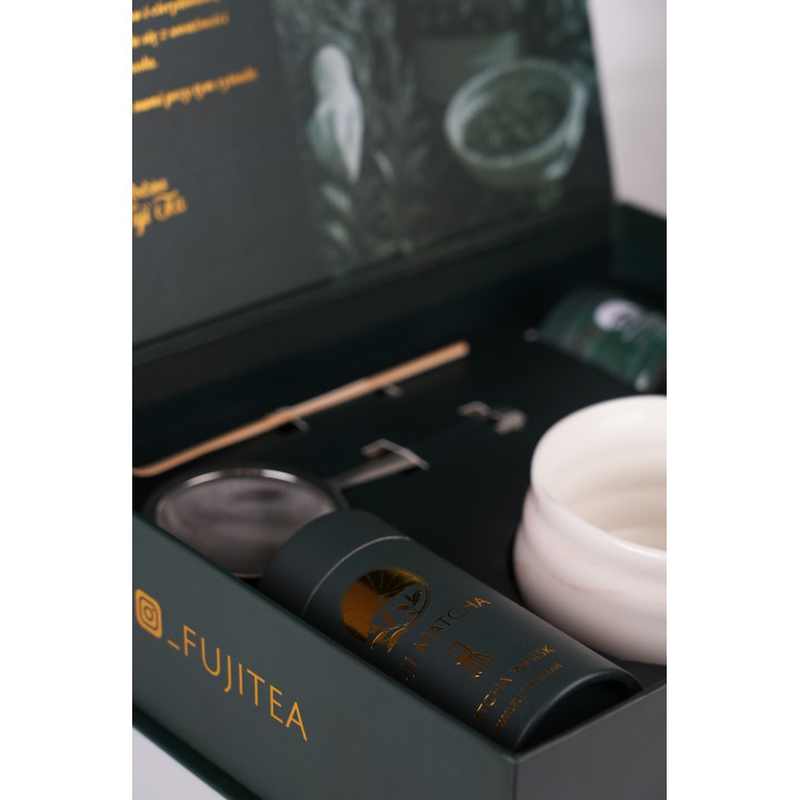 Zestaw ceremonialny do matchy Nao - czysta forma | Fuji Tea