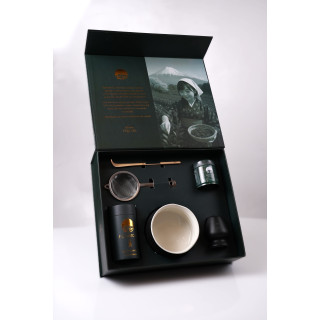円相 セレモニアル抹茶セット - マットブラック | Fuji Tea