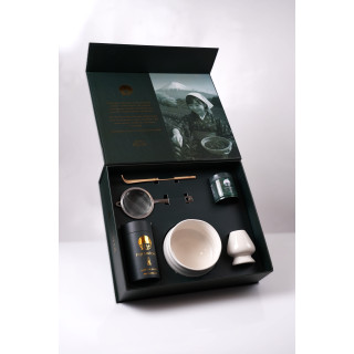 Zestaw ceremonialny do matchy Hakka - świetlista biel | Fuji Tea