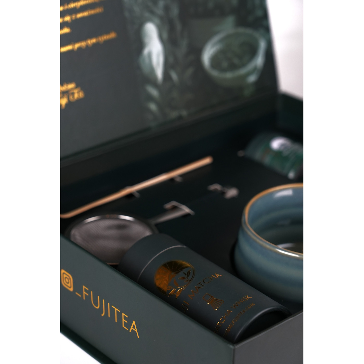 Zestaw ceremonialny do matchy Mizu - morska głębia | Fuji Tea