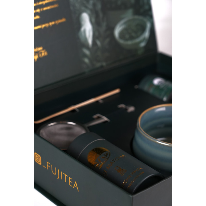 Zestaw ceremonialny do matchy Mizu - morska głębia | Fuji Tea