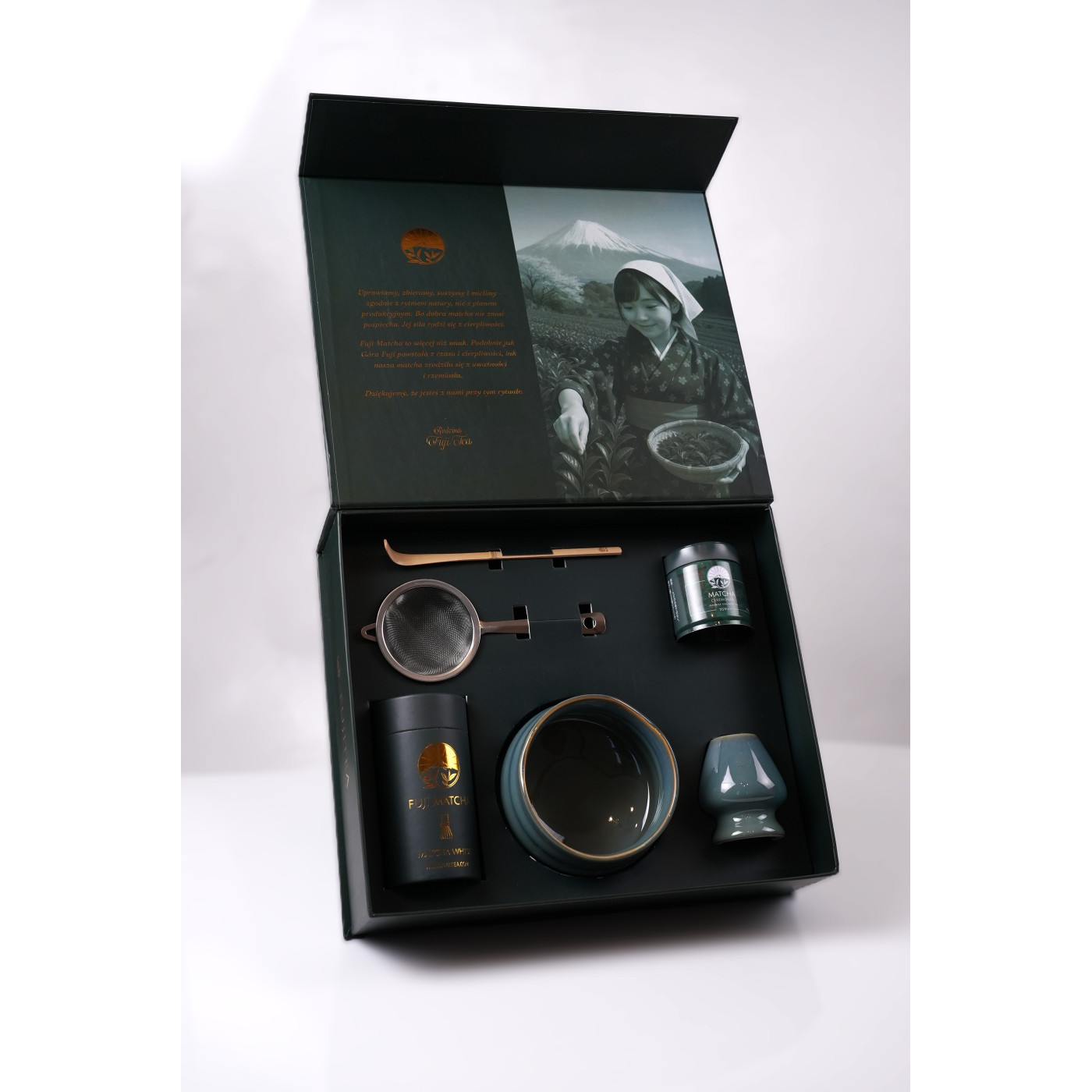 Zestaw ceremonialny do matchy Mizu - morska głębia | Fuji Tea