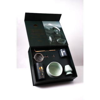 Zestaw premium do matchy Hakka - świetlista ceramika | Fuji Tea