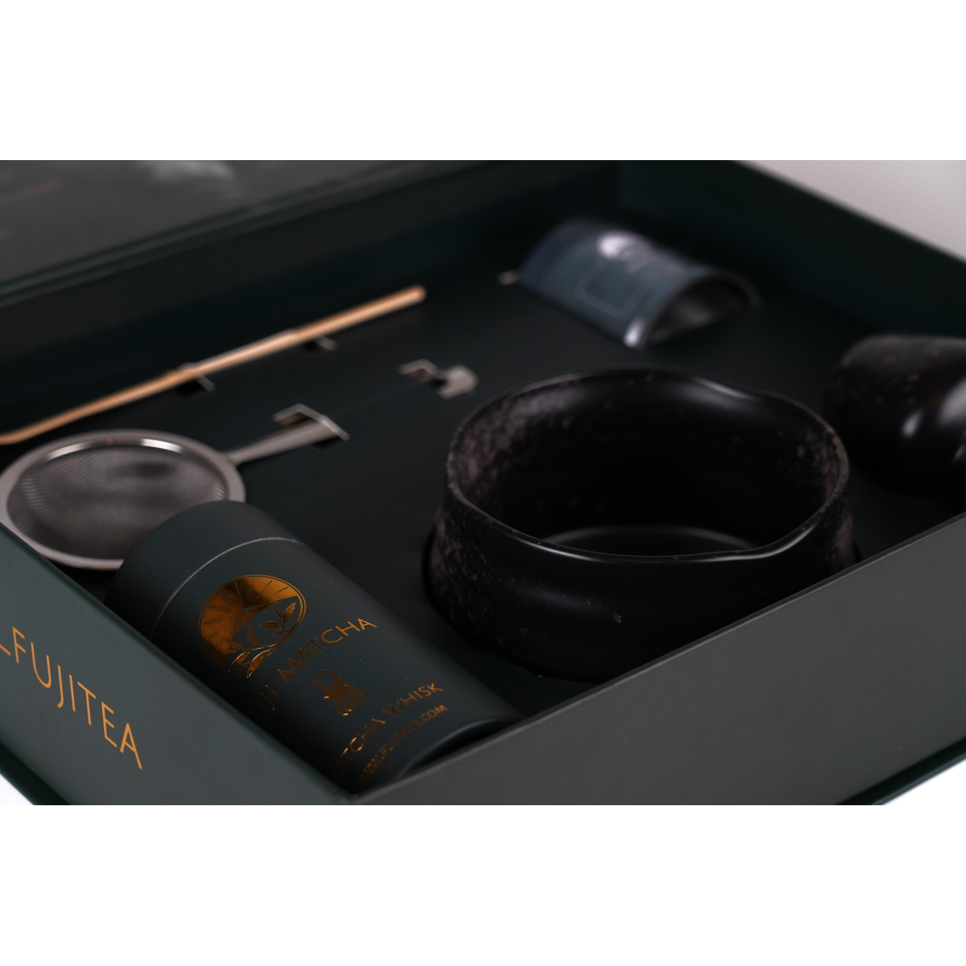 Zestaw premium do matchy Hiro - gwiezdna czerń | Fuji Tea