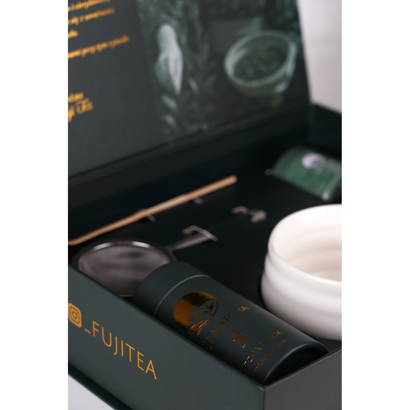 Zestaw dla początkujących do matchy Yuk - śnieżnobiały | Fuji Tea