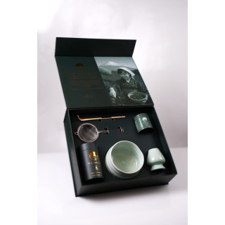 Zestaw dla początkujących do matchy Hakka - biały minimalizm | Fuji Tea