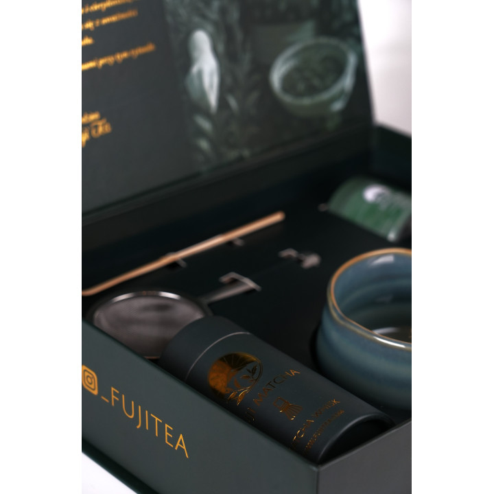Zestaw dla początkujących do matchy Mizu - morski błękit | Fuji Tea