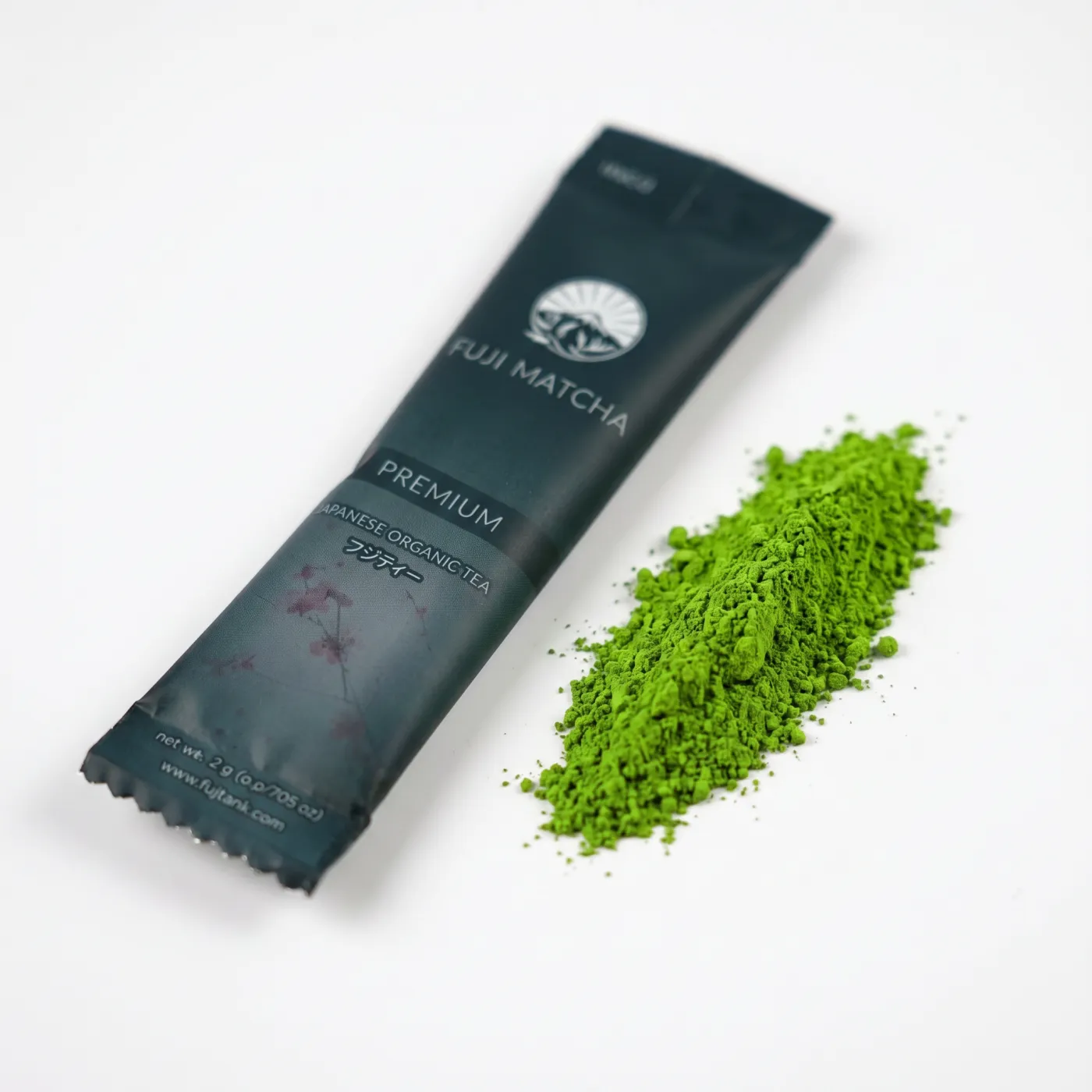 Detale saszetki Fuji Matcha Premium