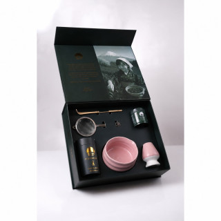 Fuji Matcha Starter Set Sakura – różowy zestaw do matchy