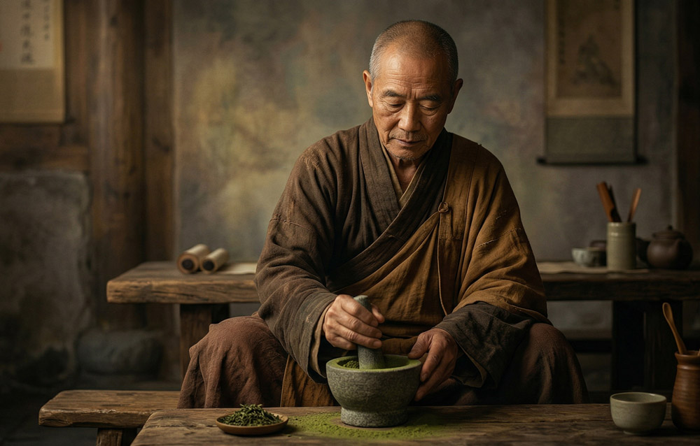 Początki matchy w Chinach