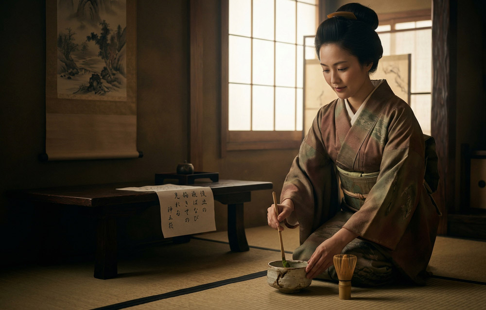 Matcha w kulturze epoki Edo